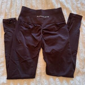 Alphalete Charcoal High-Waisted Leggings